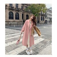 Áo Dạ Dài Bigsize, Áo Khoác Măng tô Dạng Ulzzang Túi Xéo Siêu Sang Quảng Châu Cao Cấp