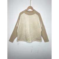 Áo da lộn phối thun cho Nữ hàng vN xuất khẩu (size F)