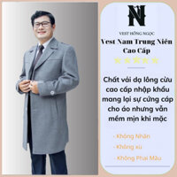 Áo Dạ Nam Dáng Dài , Măng Tô Nam Cao Cấp Chất Liệu Dạ Lông Cừu Nhập Khẩu