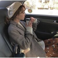 Áo dạ ngắn xinh xắn ... Freesize ... Mình đã mặc đúng 1 lần vào dịp Tết năm rồi ... Giá nhượng lại là 580k ..Mình ở HCM