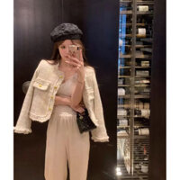 Áo dạ túi giả 2 lớp có đệm vai siêu xinh