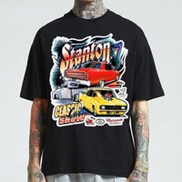 Áo DAC Vintage CAR tay lỡ cotton nhiều Form in hình Xe Vintage Cổ điển UNISEX Đẹp