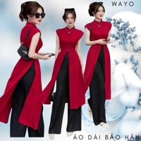 [Áo dài Bảo Hân] Set áo dài WAYO thiết kế cách tân xẻ tà hiện đại chụp ảnh Tết sang trọng xinh đẹp