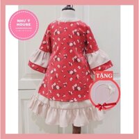 ÁO DÀI BÉ GÁI- 💕𝑻𝑨̣̆𝑵𝑮 𝑩𝑶̛̀𝑴 𝑵𝑮𝑶̣𝑪 + 𝑻𝑼𝑹𝑩𝑨𝑵 CÙNG MÀU VÁY💕 NHƯ Ý HOUSE'S-Thời Trang Trẻ Em Hàng Thiết Kế Cao Cấp, TẾT