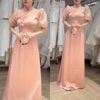 Áo dài bưng quả