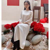 Áo dài cách tâm- 🍃bách hoa xuân 🌷- mới nhất chất vải tơ óng, hàng mới nhất 2024.