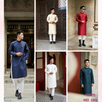 Áo dài cách tâm nam hàng thiết kế cao cấp chất liệu gấm vân sang trọng - TIỆM ÁO DÀI