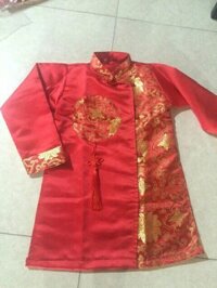 Áo dài cách tân bé trai (không có thêu rồng để giam giá thành áo cho khách dễ mua nhé)