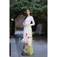 ÁO DÀI CÁCH TÂN CỔ TRÒN KẾT ĐÁ NGUYÊN BỘ