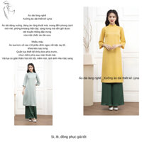 Áo dài cách tân dáng suông đính hạt nổi bật, áo dài xưa from chuẩn dáng xinh nhiều màu