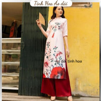 Áo dài cách tân gấm hà cúc sang trọng tinh tế thanh lịch