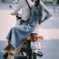 ÁO DÀI CÁCH TÂN HOA NHÍ TRẺ TRUNG