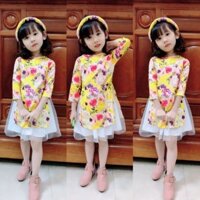 Áo dài cách tân + kèm mấn + chân váy