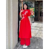 Áo dài cách tân mẫu thiết kế cách tân lễ tết, bộ áo dài nữ có bán lẻ áo quần may sẵn