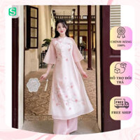 Áo dài cách tân Ngọc nữ vải tơ hàn cao cấp 4 tà by Lucci.Design - New Collection 2025 - Bin Shop