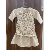 Áo dài cách tân nhung tăm size 11-13kg