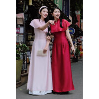 Áo dài cách tân thiết kế mùa hè mặc đám cưới lễ tết, áo dài thiết kế