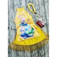 Áo dài cách tân váy bé gái kèm mấm size 25 - 30kg