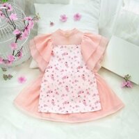 ÁO DÀI CÁNH TIÊN KÈM MẤN (SIZE 14-20KG)