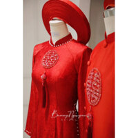 Áo dài chữ hỷ nữ cưới xả kho