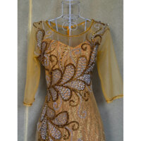 áo dài kim sa đá 6 tà thanh lí