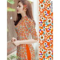 [ÁO DÀI LAN CHINH] ÁO DÀI HOA ĐỀU [MẪU HOT 2021]