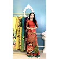 [ÁO DÀI LAN CHINH] ÁO DÀI MAY SẴN HOA (CỔ TRÒN TAY LỞ VÀ CỔ 2P TAY LỞ KHÁCH INBOX) [MẪU HOT 2021]