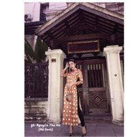 Áo dài lụa cô ba sài gòn