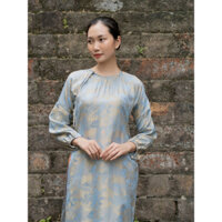 Áo dài lụa tơ tằm cao cấp, Áo dài lụa THANH NHÃ, Set áo dài nữ , Áo dài thiết kế Gaia