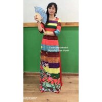 ÁO DÀI MAY SẴN LỤA IN 3D (HÌNH THẬT)