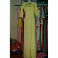 Áo dài may sẵn trơn