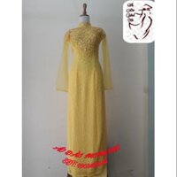 Áo Dài Minh Chi: Áo Dài Kết Cườm