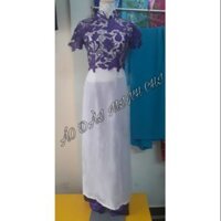 Áo Dài Minh Chi:Áo Dài Pha Ren