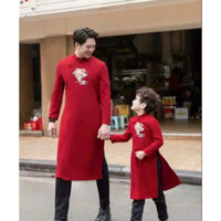 Áo dài nam cách tân Manly Design2 màu be, đỏ[45-70k]