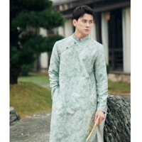 Áo dài nam hoạ tiết dệt siêu sang by Tiệm áo dài Thảo Nhi