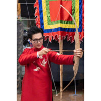 Áo dài nam Ngũ Hạc thêu hoạ tiết cao cấp by Tiệm áo dài Thảo Nhi