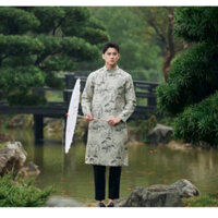 Áo dài nam vân thêu cao cấp by Tiệm Áo Dài Thảo Nhi