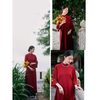 áo Dài Như Lan , áo Dài cách Tân dáng suông