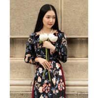 Áo Dài Nhung Đen Gems Of Vietnam AD31-DH