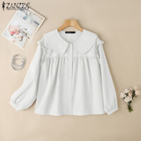 Áo dài tay cổ búp bê Hàn Quốc ZANZEA dành cho nữ