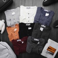 Áo dài tay cổ Henley