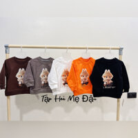 Áo dài tay cổ tròn da cá Labubu Đức Sinh cho bé - Áo cộc tay Dokma DMA502