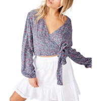 Áo dài tay cuốn buộc dây Cotton on