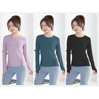 Áo dài tay gym yoga nữ JYYC001 basic dễ phối đồ