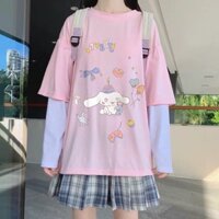 Áo dài tay hình cún chibi siêu dễ thương