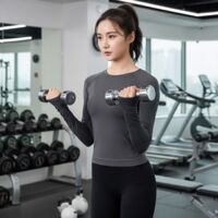 Áo dài tay nữ c’mon gymicon YASY2027 co giãn tốt, mịn mát, ôm dáng, thoáng khí, thời trang thể thao