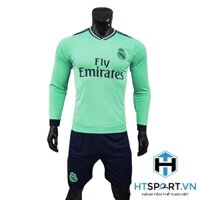 Áo Dài Tay Real - Xanh Ngọc - HTSPORT.VN