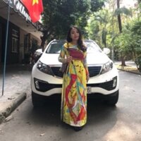 Áo dài Tết, Áo dài màu vàng, áo dài truyền thống (k kèm quần)