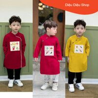 Áo dài tết cách tân bé trai 1-6 tuổi ( Mã 761)