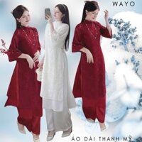 [Áo dài Thanh Mỹ] Set áo dài WAYO thiết kế cách tân hiện đại mặc Tết sang chảnh